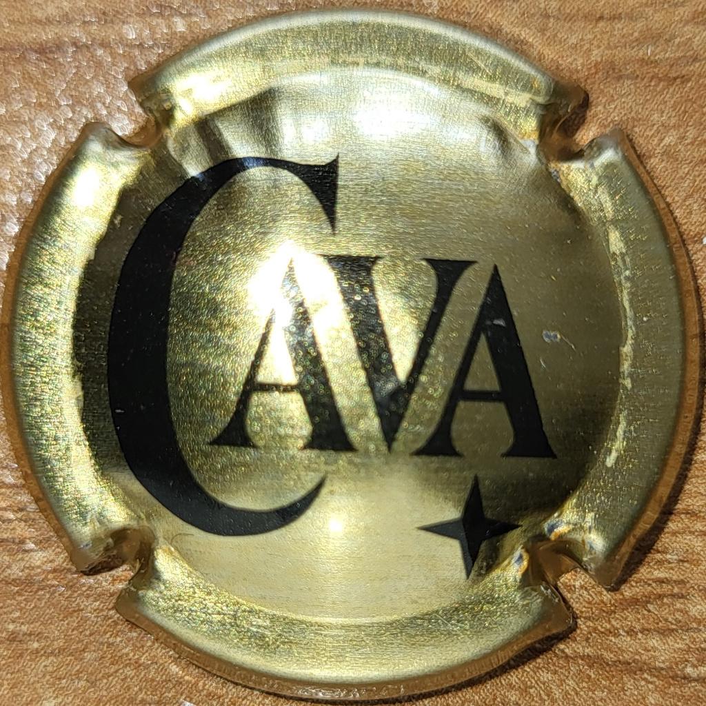 Capsule Cava d'Espagne GÉNÉRIQUE or clair & noir nr.05, Enlèvement ou Envoi, Neuf, Espagne, Autres types