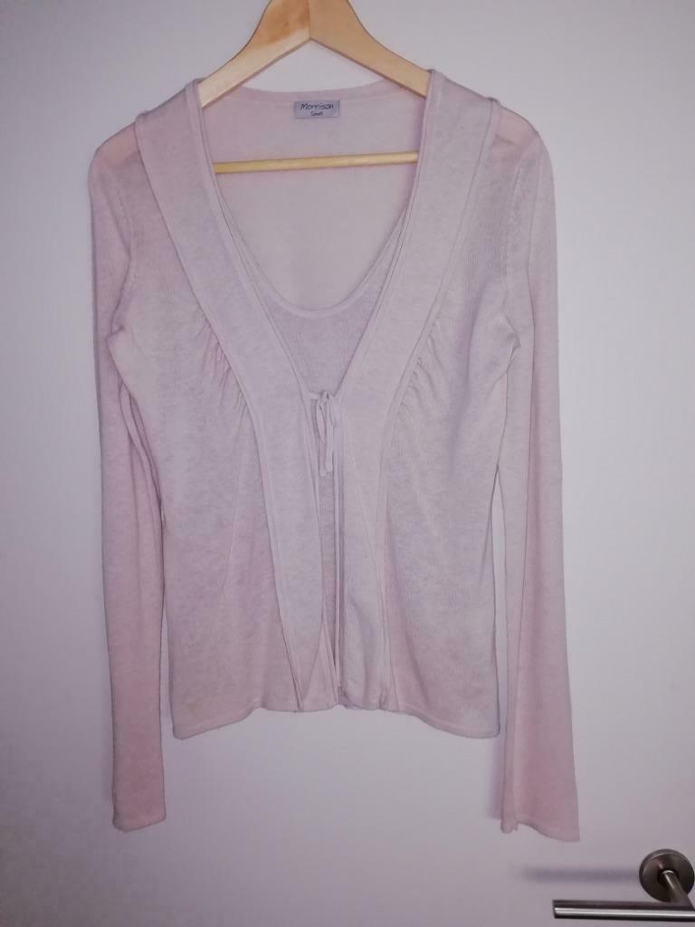 Morrison nude tricot truitje met details aan voorkant S, Overige kleuren, Ophalen of Verzenden, Zo goed als nieuw, Morrison
