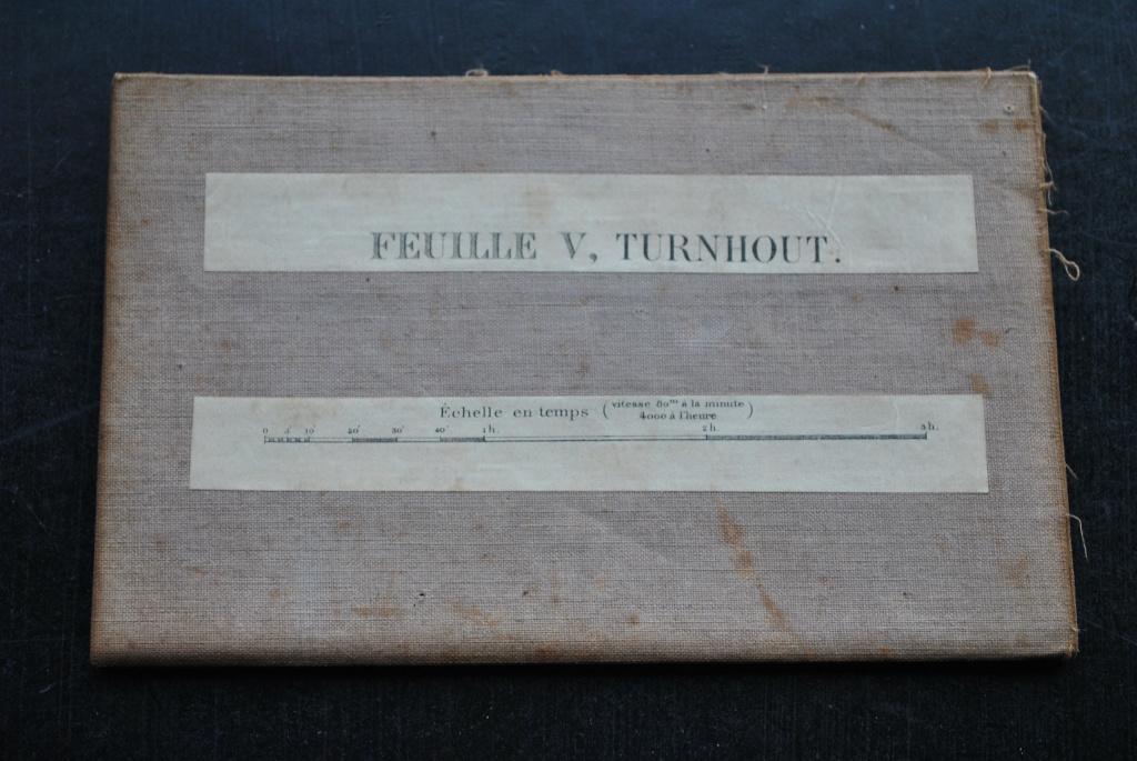 Ancienne carte topographique sur tissu TURNHOUT 1910 Kaart, Gelezen, Overige typen, Ophalen of Verzenden, 1800 tot 2000