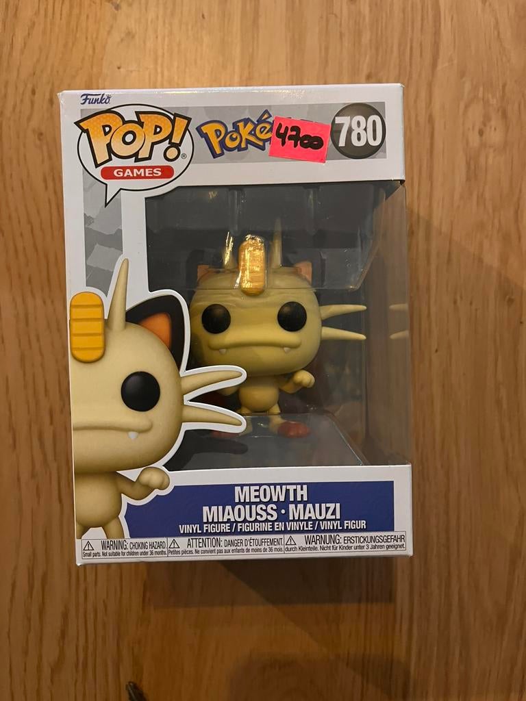 Pokemon funko meowth 780, Ophalen of Verzenden, Zo goed als nieuw