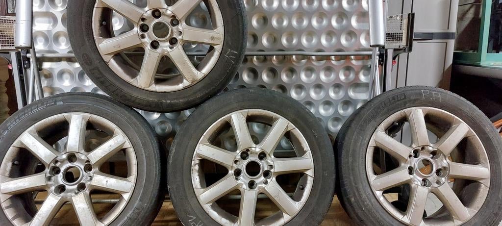 4 jantes en alliage Golf 5 avec pneus 215/55 R16, Autos : Pièces & Accessoires, Pneus & Jantes, Enlèvement, Utilisé, Pneu(s)