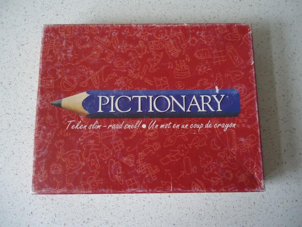 "Pictionary" Reiseditie in prima staat !, Een of twee spelers, Ophalen of Verzenden, Gebruikt
