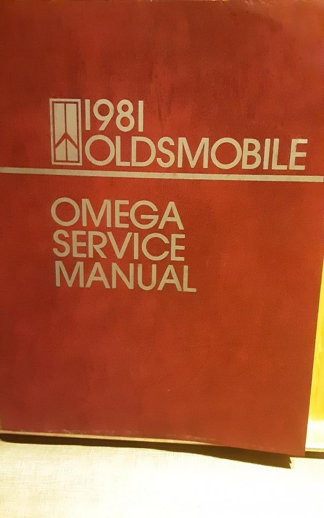 Oldsmobille omega service manual 1981, Enlèvement ou Envoi, Comme neuf