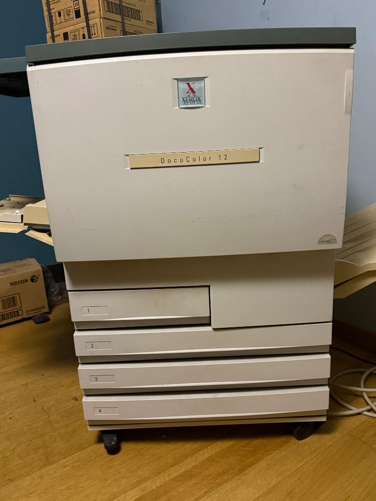 Xerox Docucolor 12 met toebehoren, Computers en Software, Printers, Ophalen, Xerox, Printer, Niet werkend