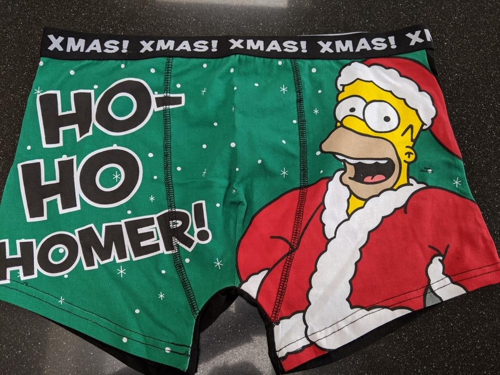 Boxershort nieuw, Kerstmis Homer Simpson  maat XL, Ophalen of Verzenden, Nieuw