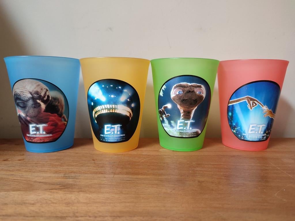 E.T. drinkbekers : complete set: NIEUW, Enlèvement ou Envoi, Neuf