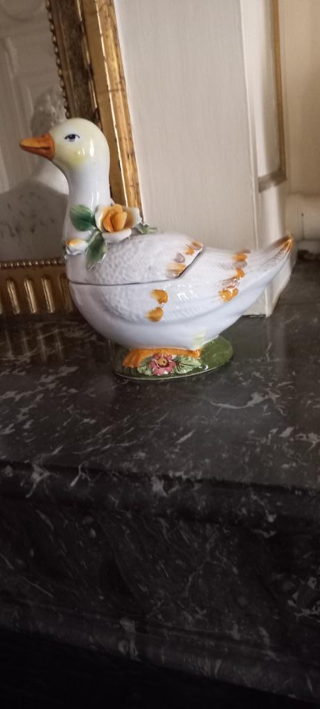 paire de 2 canards en porcelaine, Antiquités & Art, Antiquités | Porcelaine, Enlèvement