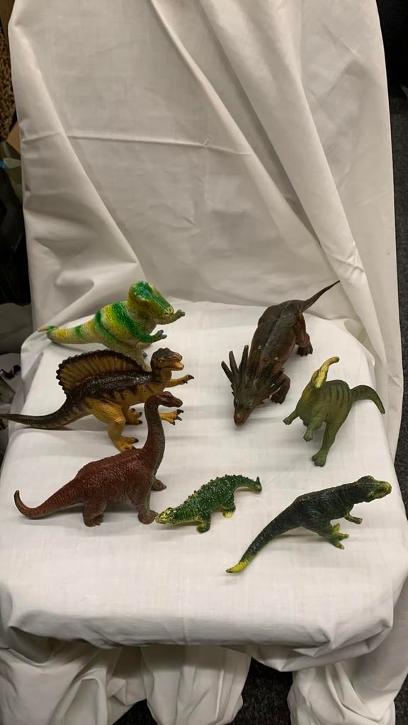 7 dinosaures en plastique, Enlèvement ou Envoi, Comme neuf