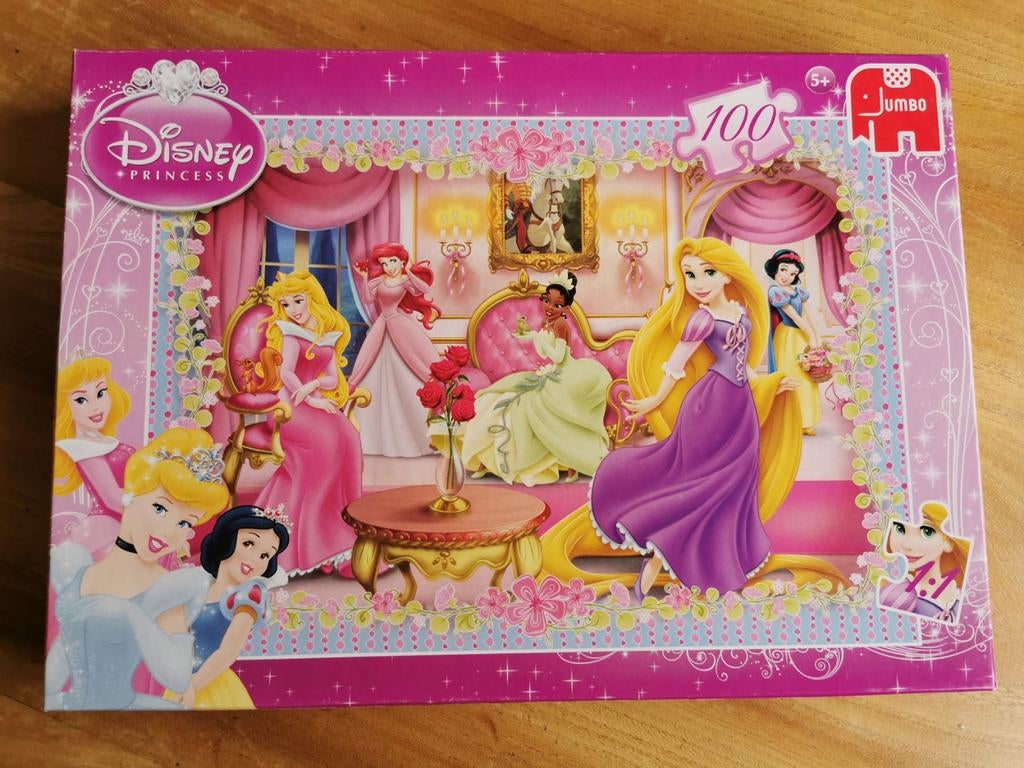 Puzzel Disney prinsessen - 100 stukjes, Ophalen of Verzenden, Gebruikt, Puzzelen