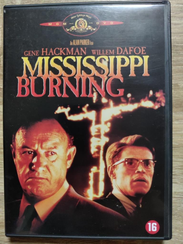 Mississippi Burning (1988) (Gene Hackman) Zeldzaam! DVD, Ophalen of Verzenden, Zo goed als nieuw