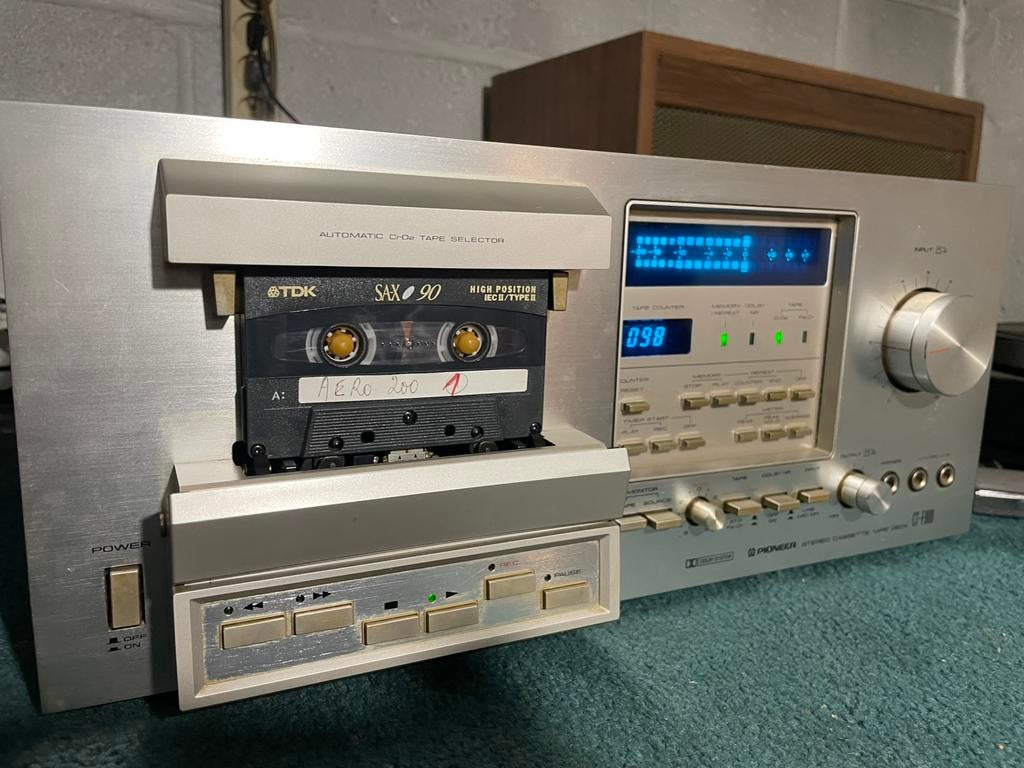 Deck cassette pioneer ctf900 vintage (rare), Enlèvement, Comme neuf