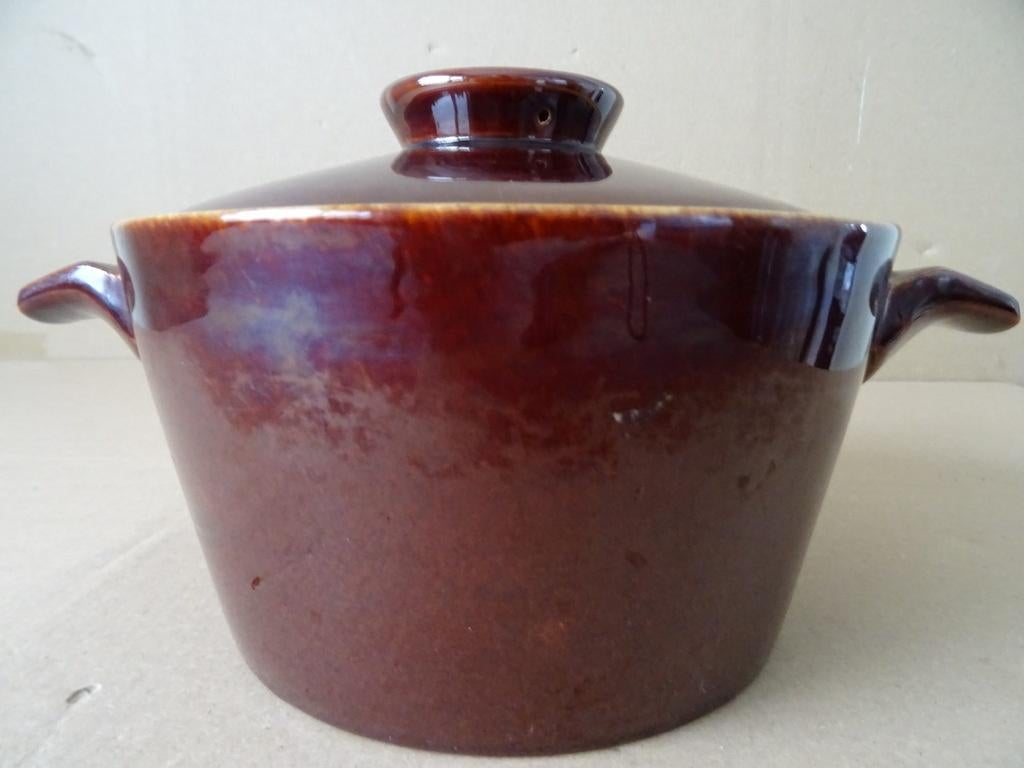 Vintage aardewerk ovenschaal Royal Sphinx 25x18x13cm retro, Ophalen of Verzenden