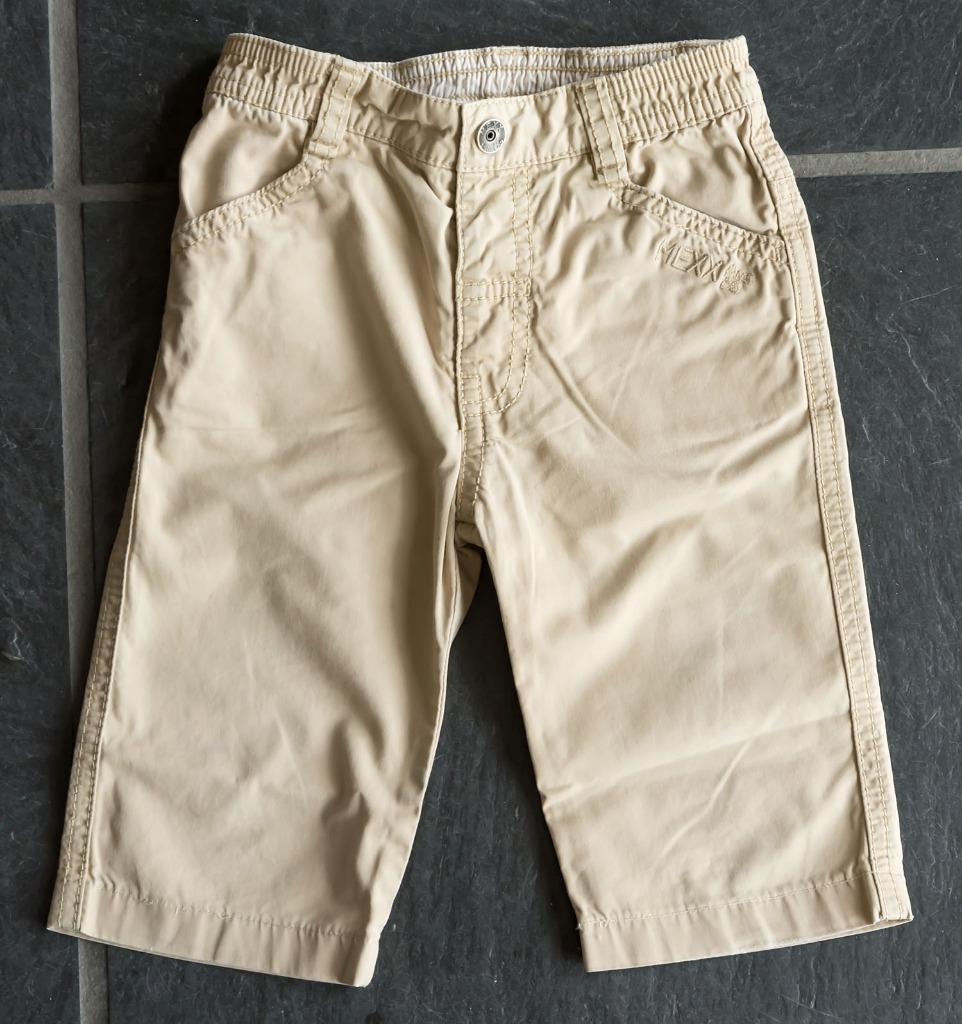 Beige katoenen zomerbroekje Mexx, mt 86, Kinderen en Baby's, Babykleding | Maat 86, Mexx, Gebruikt, Broekje, Ophalen of Verzenden