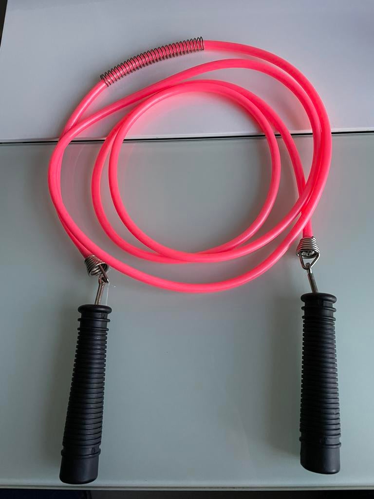 Corde à sauter rose 2 M, Sports & Fitness, Enlèvement ou Envoi, Corde à sauter, Comme neuf