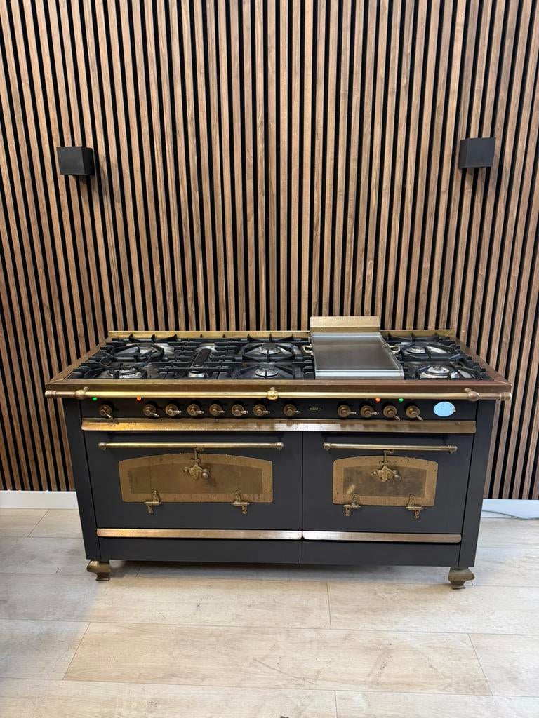 Unieke Boretti Fornuis Antraciet+oud koper (Gratis bezorgen), Elektronische apparatuur, Fornuizen, 60 cm of meer, Ophalen of Verzenden