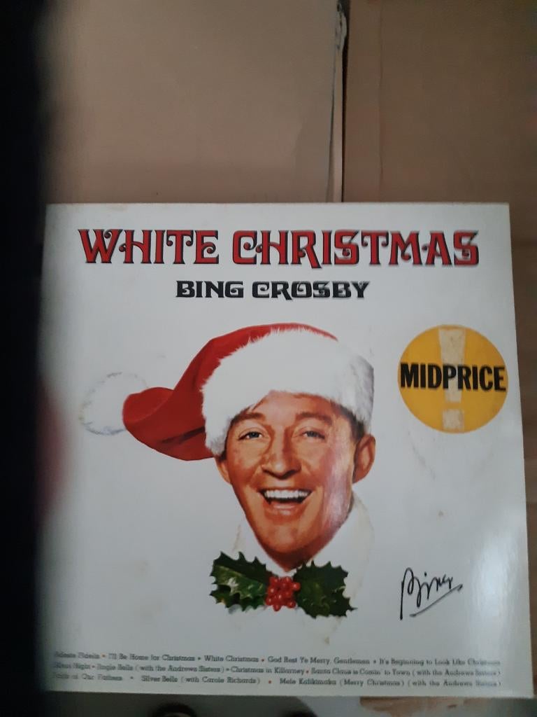 LP BING CROSBY,(WHITE CHRISTMAS), Ophalen of Verzenden, 1960 tot 1980, Zo goed als nieuw