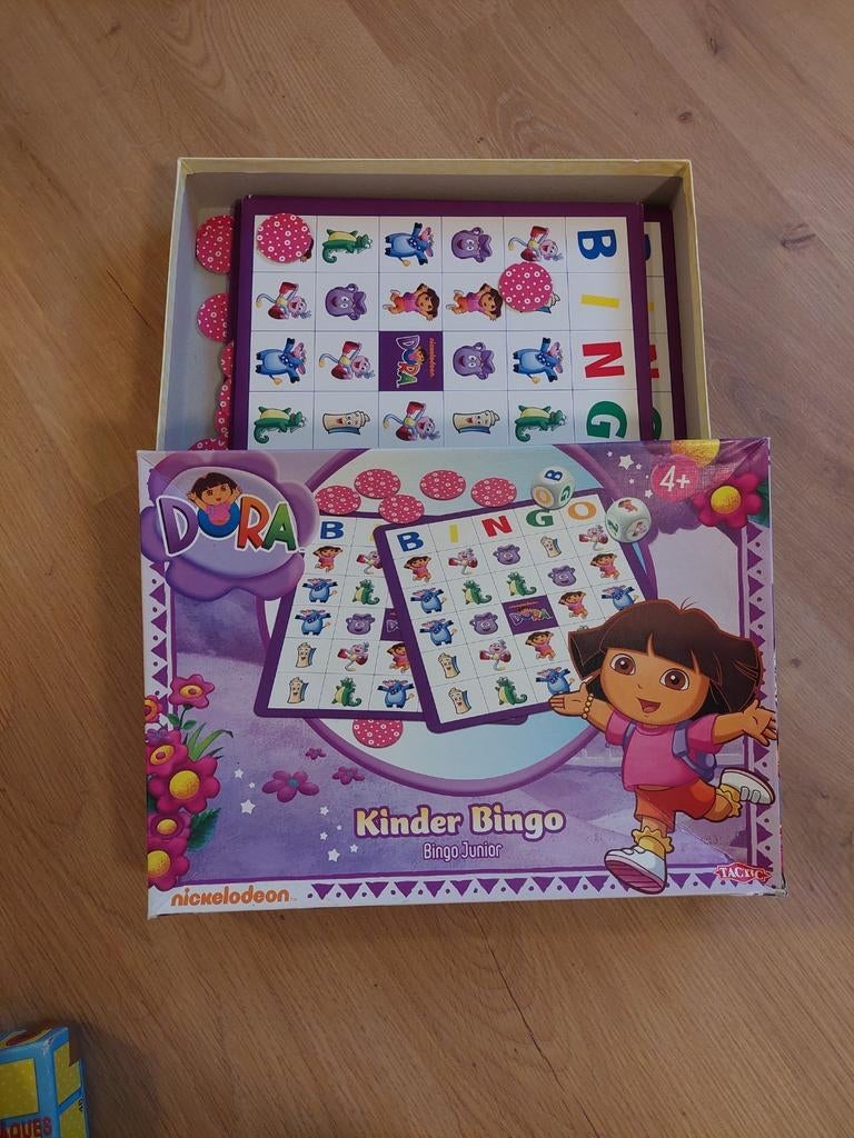 Kinder bingo Dora, Ophalen of Verzenden, Zo goed als nieuw