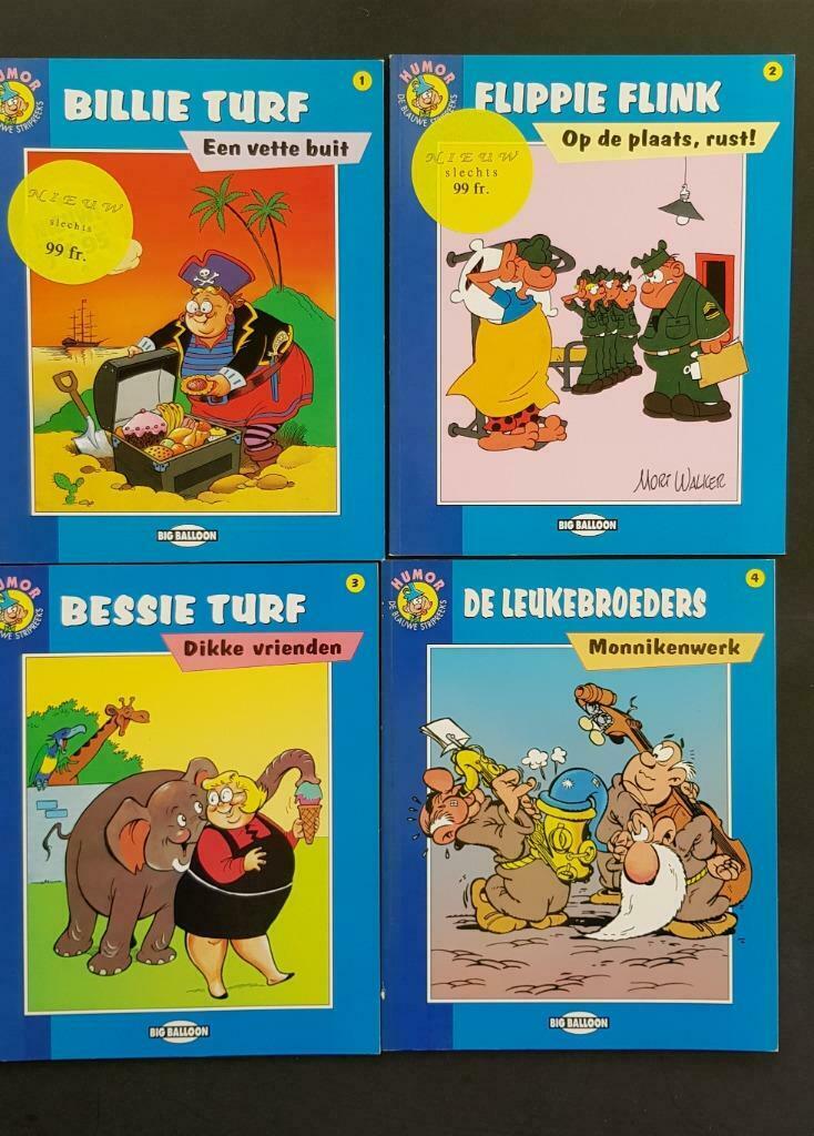 Strips Blauwe stripreeks Big Balloon Diversen, Complete serie of reeks, Ophalen, Zo goed als nieuw
