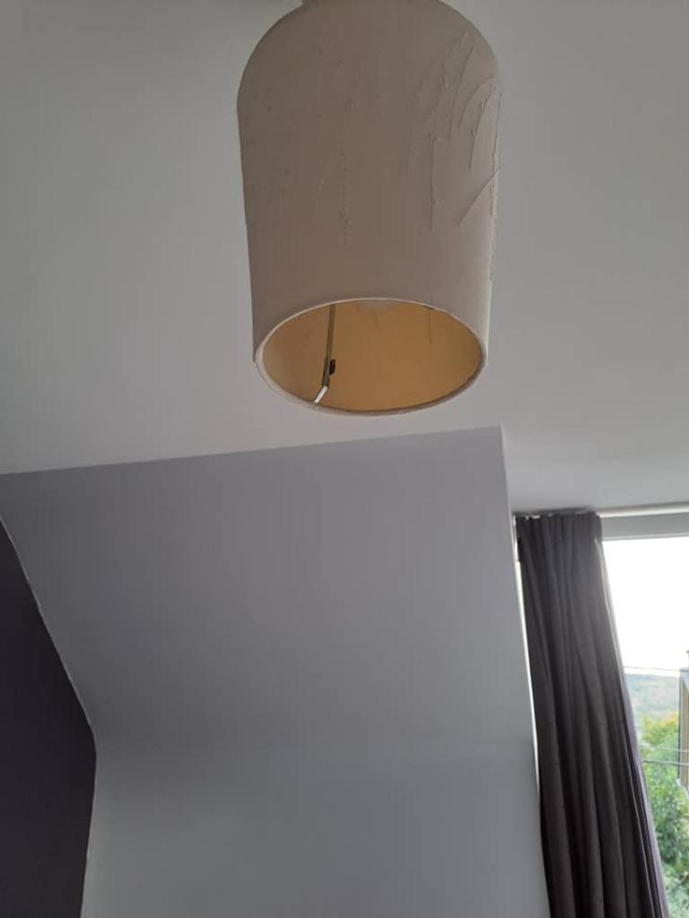Lustre Ikea, Enlèvement ou Envoi, Utilisé, Synthétique, Moins de 50 cm