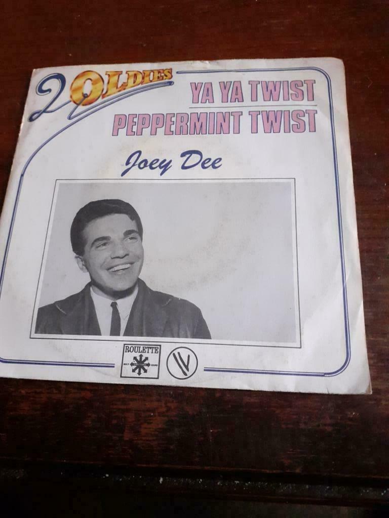 45T Joey Dee : Ya ya twist / Peppermint twist, Enlèvement ou Envoi