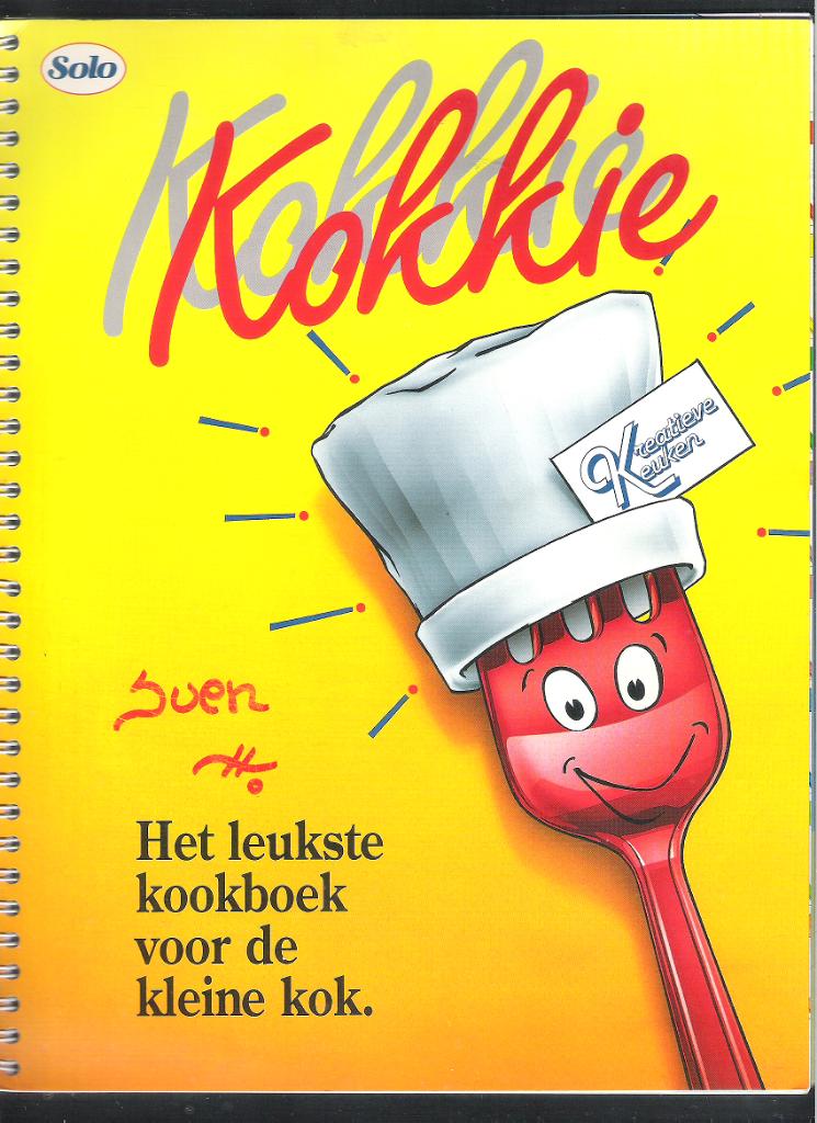 SOLO  -  KOKKIE  - KOOKBOEK VOOR DE KLEINE KOK (58 blz), Boeken, Kookboeken, Ophalen