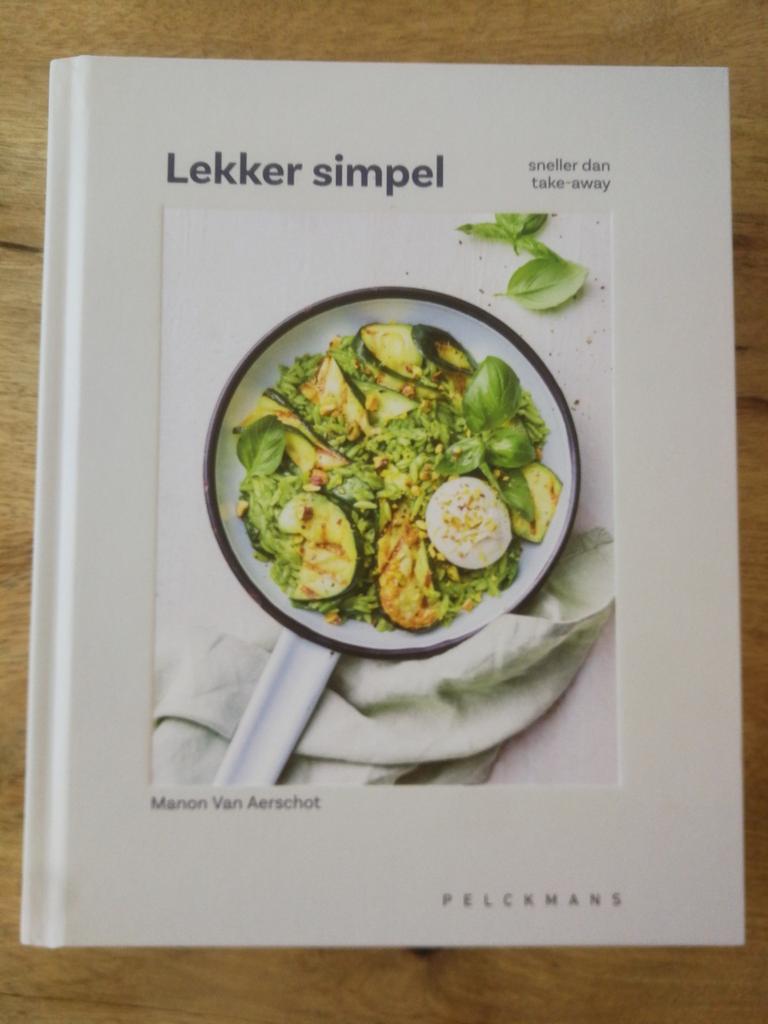 Manon Van Aerschot - Lekker simpel - kookboek hardback, Ophalen of Verzenden, Zo goed als nieuw, Manon Van Aerschot