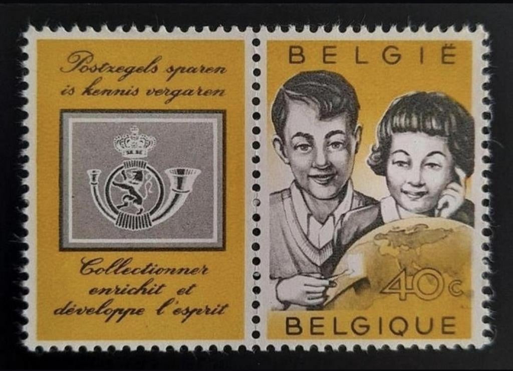 Belgique : COB 1152 ** Philatélie de la jeunesse 1960., Sans timbre, Neuf, Enlèvement ou Envoi, Non oblitéré