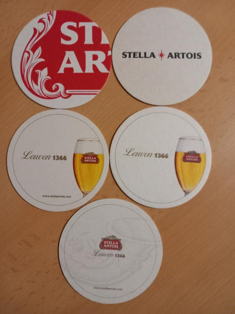 Bierviltjes Stella Artois (492), Ophalen of Verzenden, Zo goed als nieuw, Stella Artois