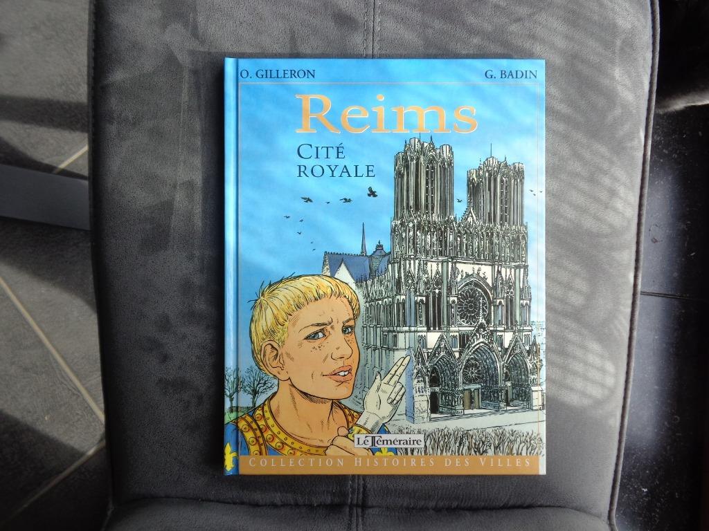 Stripboek „De koninklijke stad van Reims”, Ophalen