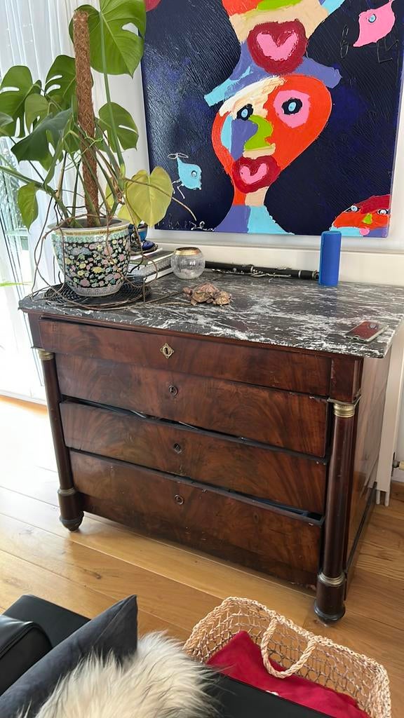 Antieke commode / ladenkast, Enlèvement
