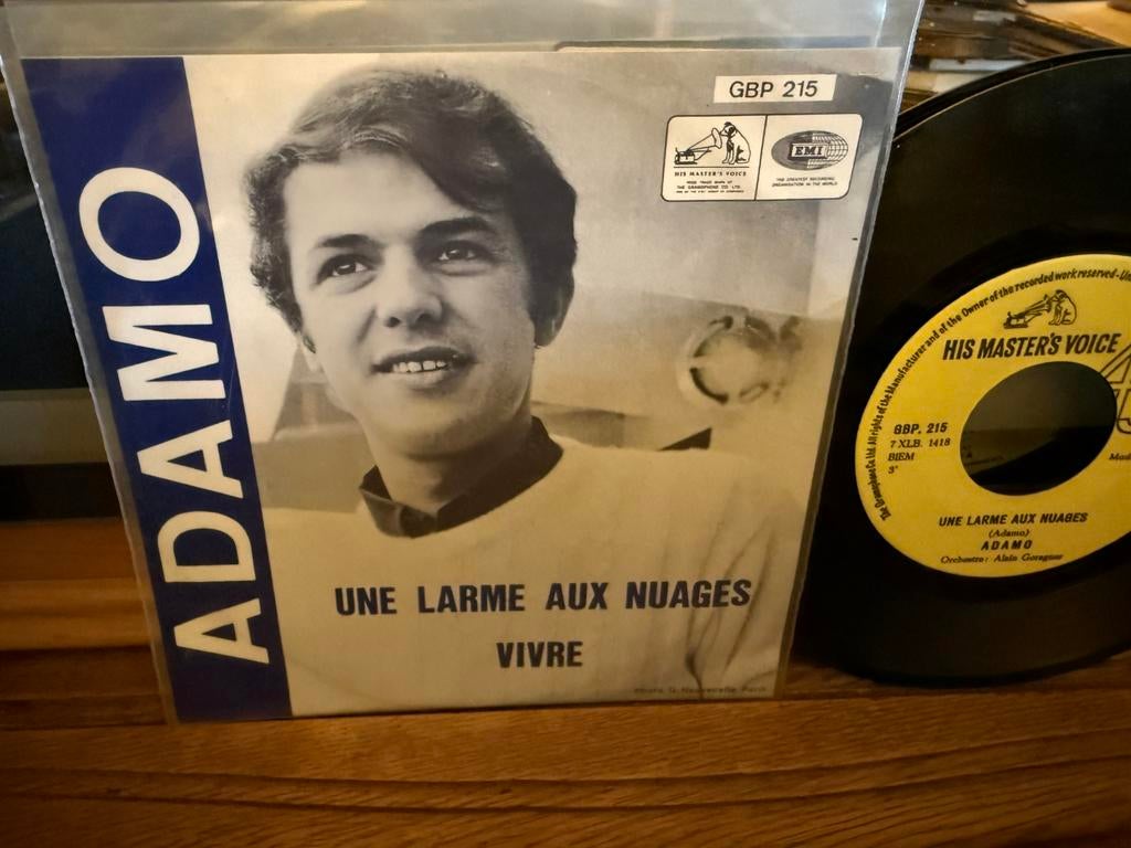 Une larme aux nuages - Vivre, Enlèvement ou Envoi, Single, Comme neuf, Pop