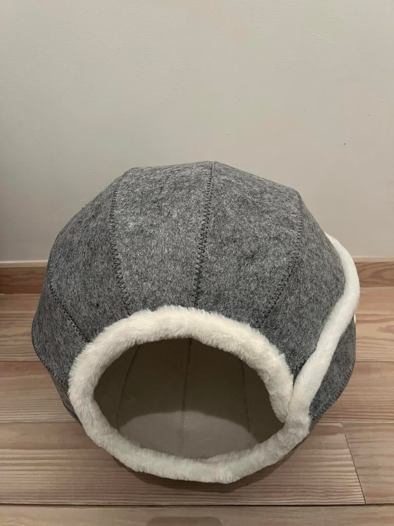 Lit douillet gris pour chat à vendre, Enlèvement, Comme neuf