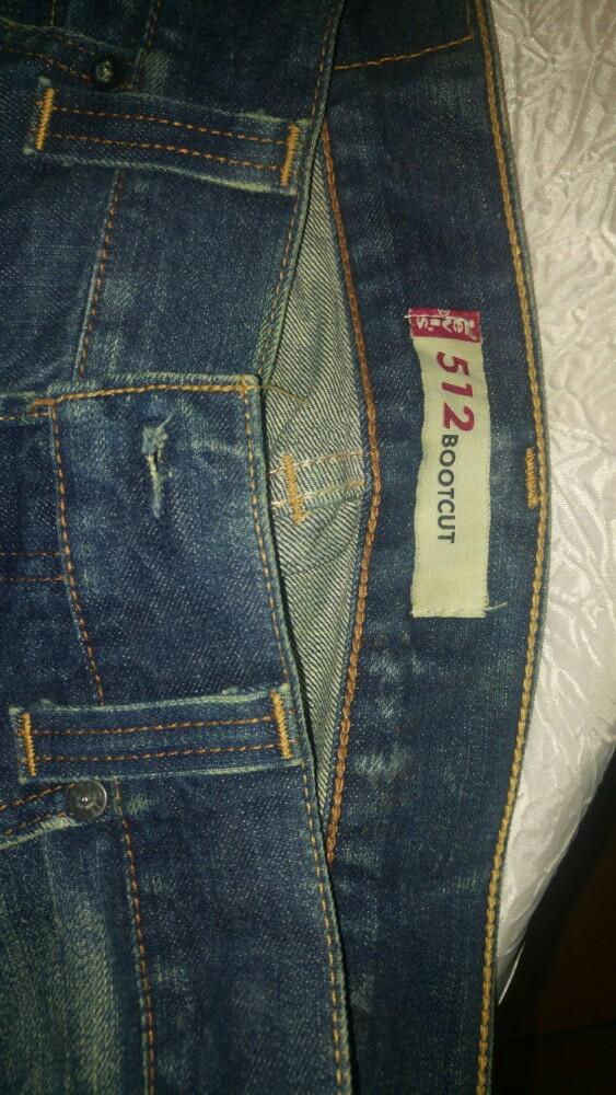 Vintage Jeans pantalons levis levi's 512 bootcut w34l32, Enlèvement ou Envoi, Porté
