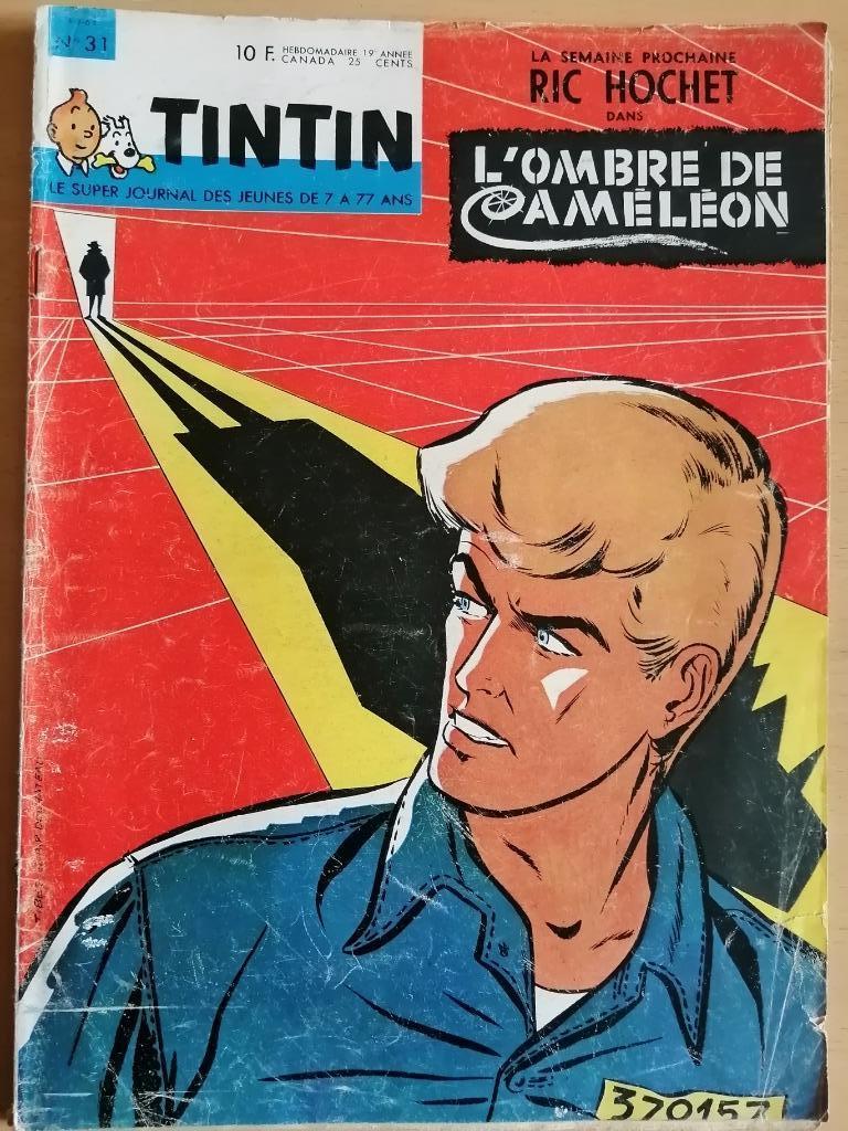 Le journal de Tintin numéro 31 - 24 septembre 1964, Enlèvement ou Envoi, Journal
