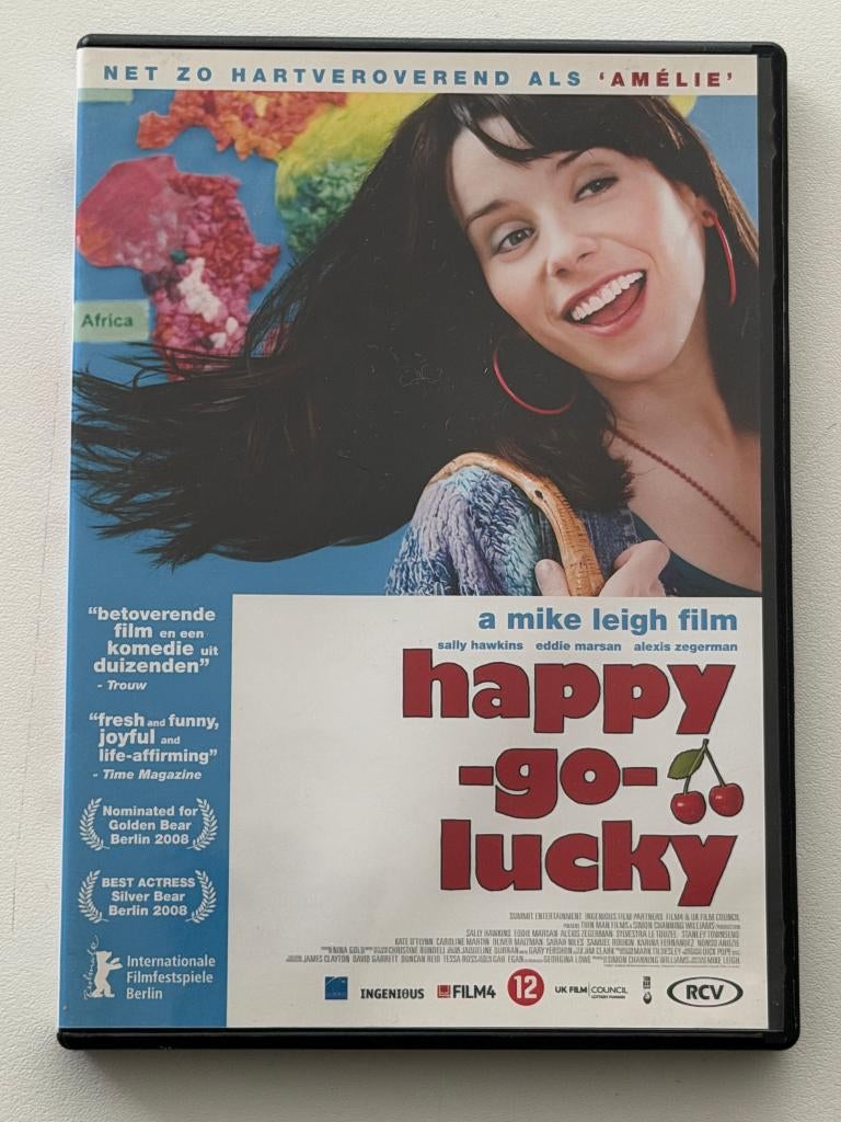 Mike Leigh - Happy-Go-Lucky DVD, Vanaf 12 jaar, Ophalen of Verzenden, Gebruikt, Romantische komedie