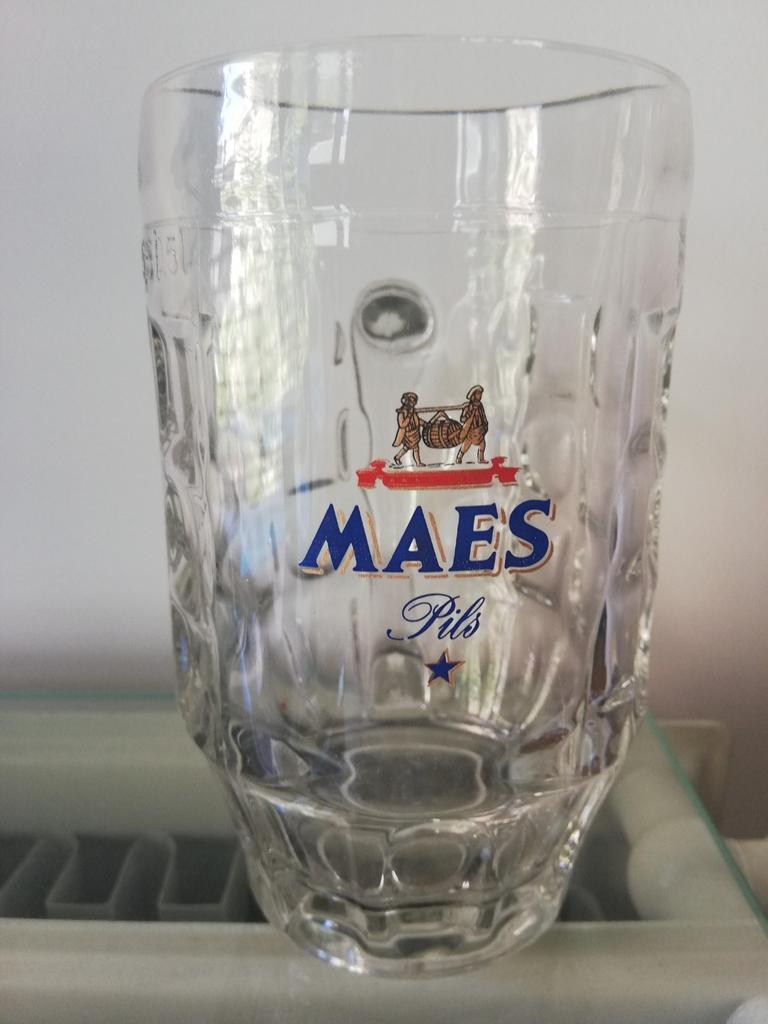 Bierpul Maes 0,50L glas, Ophalen, Zo goed als nieuw