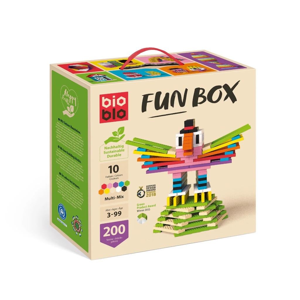 Bio Blo-bouwstenen — ecologisch en creatief spel, Ophalen of Verzenden, Zo goed als nieuw