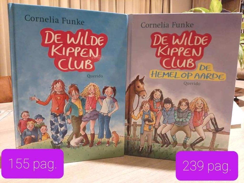 DE WILDE KIPPEN CLUB (2 BOEKEN), Ophalen, Zo goed als nieuw, Cornelia Funke