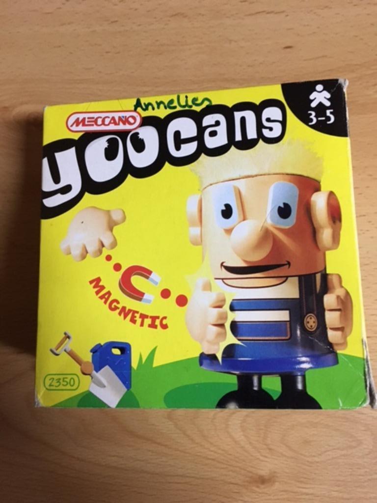 yoocans meccano 3-5 jaar (magneten), Kinderen en Baby's, Ophalen of Verzenden, Zo goed als nieuw