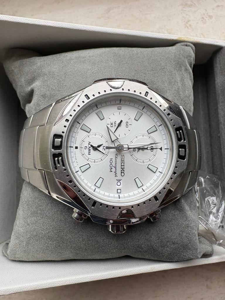 Horloge Seiko, Handtassen en Accessoires, Staal, Polshorloge, Nieuw, Ophalen of Verzenden