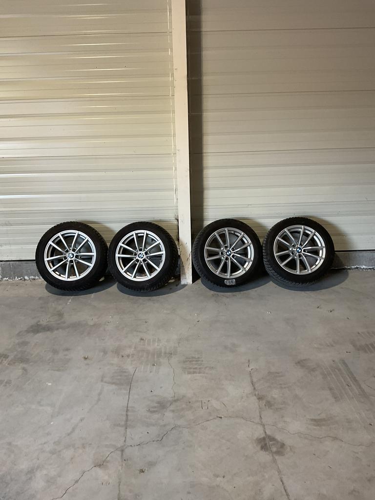BMW 3 reeks velgen winterset g20 bmw 3 reeks, Ophalen, Gebruikt, Banden en Velgen, 17 inch