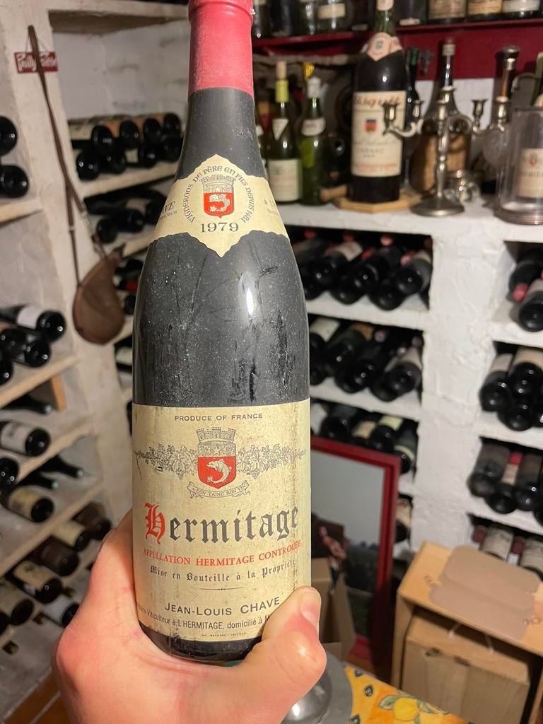 Hermitage 1979 louis chave, Collections, Vins, Enlèvement, Comme neuf