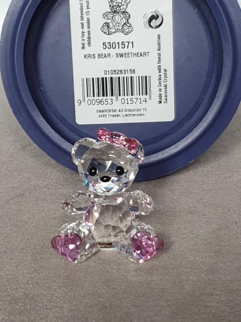 Swarovski Kris beer: Sweetheart 5301571., Verzamelen, Swarovski, Ophalen of Verzenden, Zo goed als nieuw