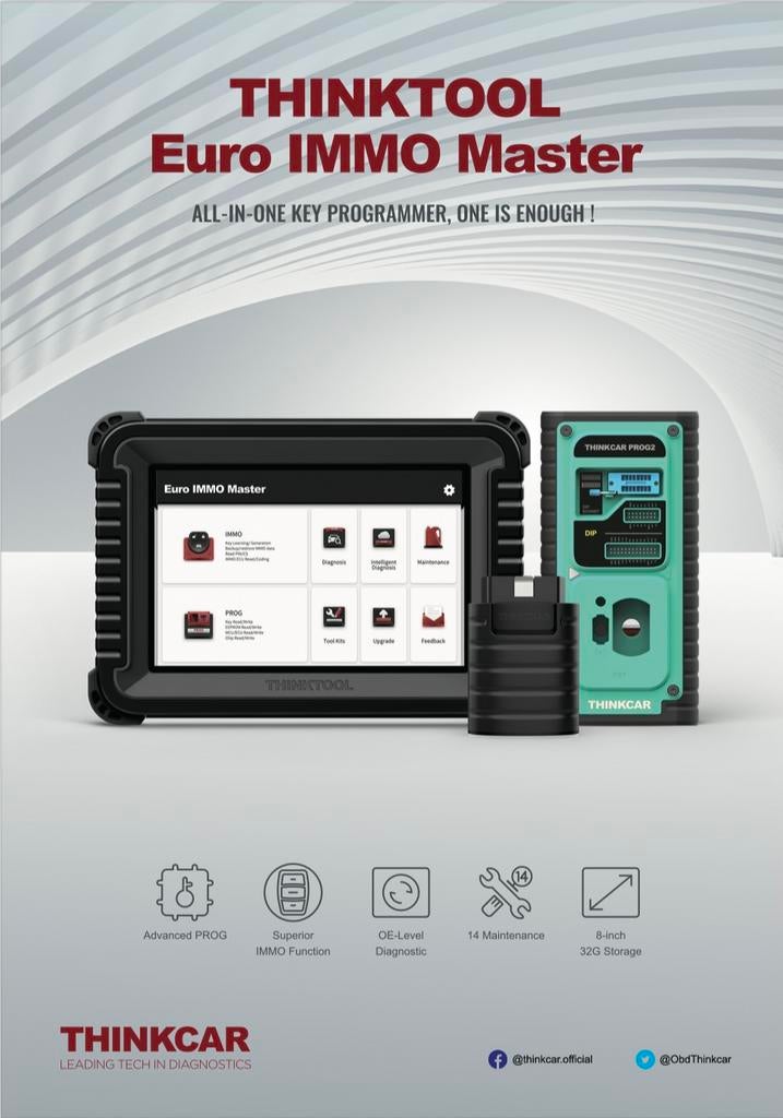 Lancement X431 Thinkcar € clé master Immo Prog2, Enlèvement ou Envoi, Neuf