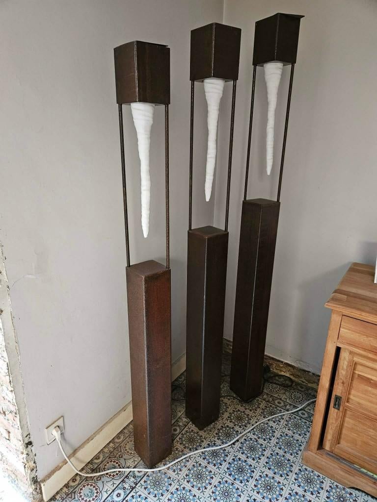Kunstwerk smeedijzer keramiek porselein, Antiek en Kunst, Ophalen