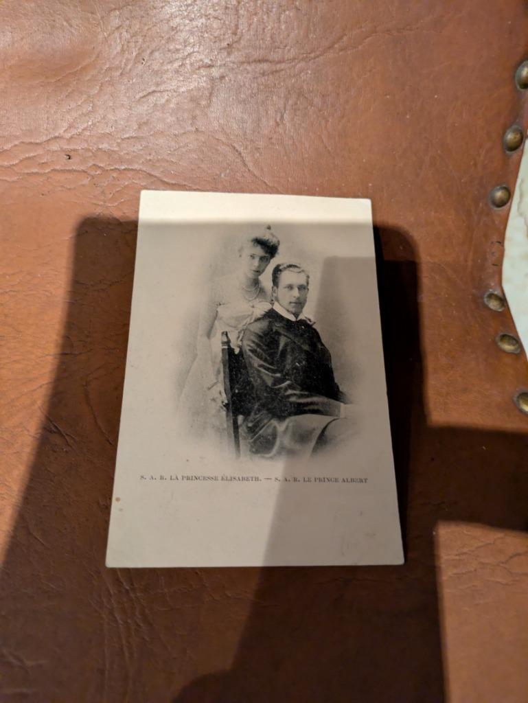 Albert en Elisabeth, Ophalen of Verzenden, Zo goed als nieuw, Kaart, Foto of Prent