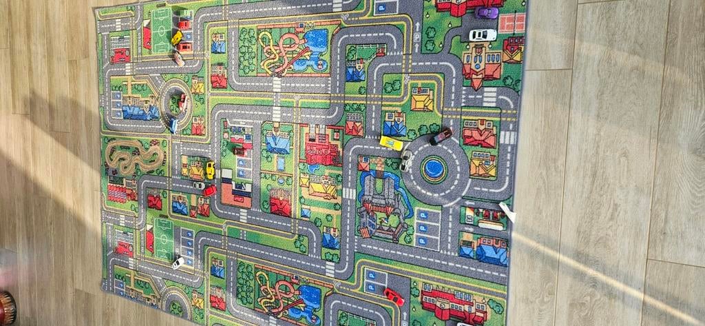 Tapis de jeu pour voiture (140 cm x 200 cm), Enfants & Bébés, Enlèvement, Comme neuf
