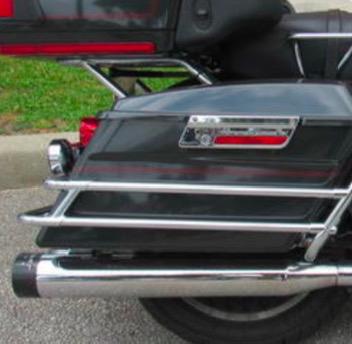 Harley Roadking koffer beugels plus Valbeugels 2009, Motoren, Ophalen, Gebruikt