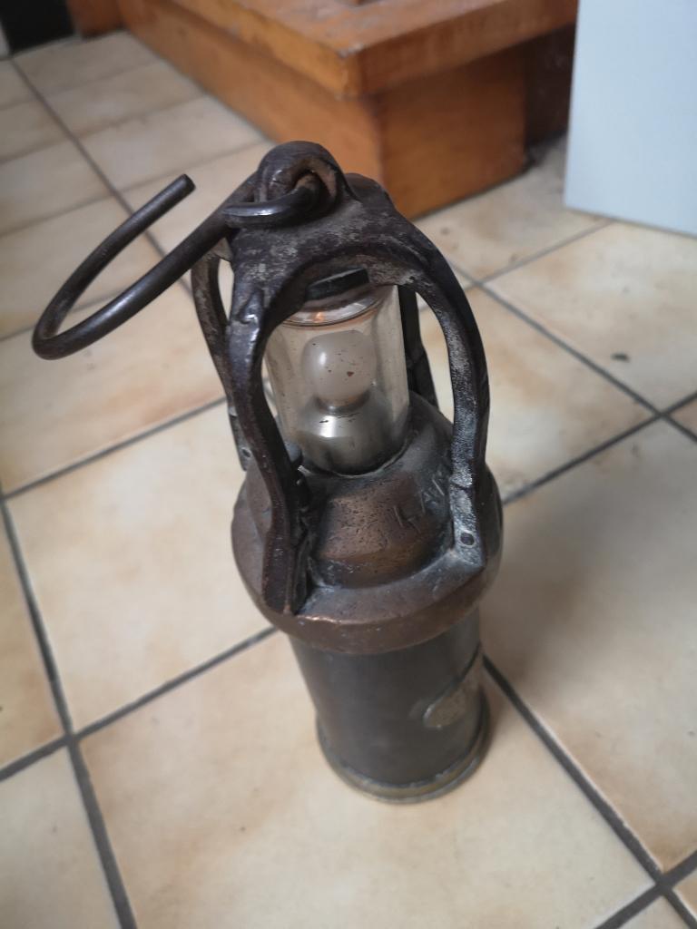 Lemaire mijnwerkerslamp, Antiek en Kunst, Antiek | Brons en Koper, Ophalen of Verzenden