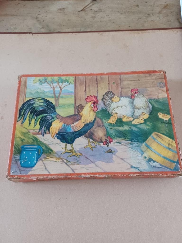 Dubbelzijdige KOLIBRI houten puzzel 24 stukken, Ophalen of Verzenden